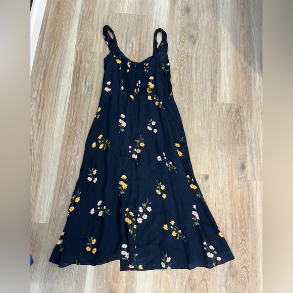 Reformation Fulton Midi Dress Princess Margaret Floral Size 12 - Picture 8 of 9